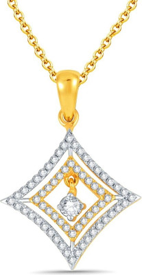 35% OFF on Bright Fashion Divya Collection 18K Yellow Gold Plated Sterling Silver Pendant