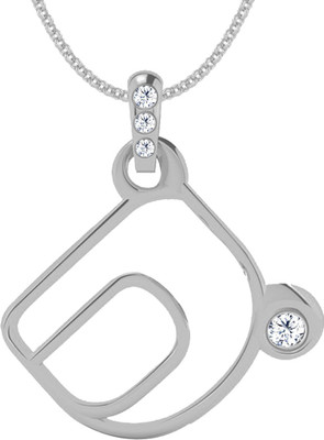 40% OFF on Jacknjewel Feather Touch D Silver Plated Diamond Silver Pendant 40% OFF on Jacknjewel Feather Touch D Silver Plated Diamond Silver Pendant