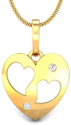 Candere Jennifer Heart 14K Diamond Gold Pendant