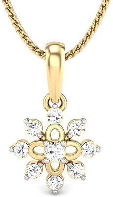 19% OFF on Candere Star Bright Rhodium Plated Yellow Gold Pendant 19% OFF on Candere Star Bright Rhodium Plated Yellow Gold Pendant