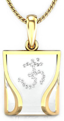 19% OFF on Candere The OM 18K Diamond Yellow Gold Pendant