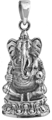 Exotic India Ganesha Sterling Silver Pendant