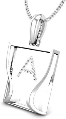 20% OFF on Candere The Initial A 18K Diamond White Gold Pendant 20% OFF on Candere The Initial A 18K Diamond White Gold Pendant