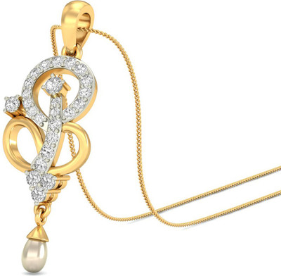 20% OFF on WearYourShine by PCJ The Astair Yellow Gold Plated 18K Diamond Gold Pendant