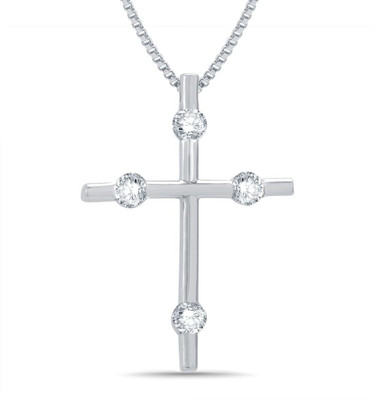 35% OFF on Bright Fashion X-mas Collection Rhodium Plated Sterling Silver Pendant