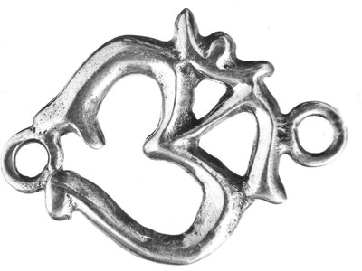 Exotic India OM AUM Sterling Silver Pendant