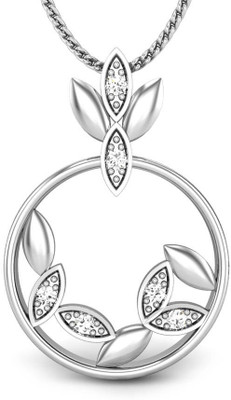 20% OFF on Candere Kaylyn Diamond Rhodium Plated 18K White Gold Pendant