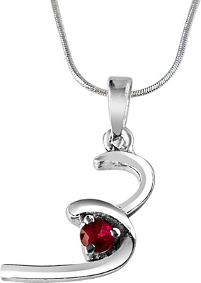 30% OFF on Surat Diamonds Ruby Sterling Silver Pendant 30% OFF on Surat Diamonds Ruby Sterling Silver Pendant