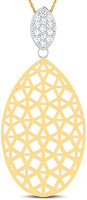 40% OFF on Jacknjewel Hallmark Certified 14K Yellow Gold Plated 14K Diamond Gold Pendant