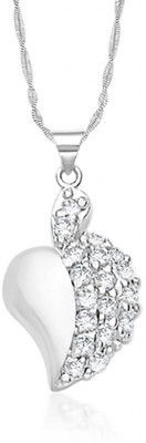 4% OFF on Taraash CZ Heart Cubic Zirconia Sterling Silver Pendant 4% OFF on Taraash CZ Heart Cubic Zirconia Sterling Silver Pendant