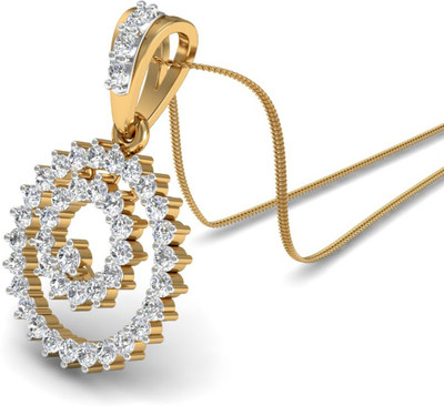 WearYourShine by PCJ The Dani Diamond 18K Diamond Gold Pendant