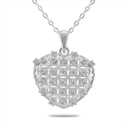 39% OFF on 925 Silver Love Forever Silver Pendant