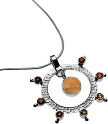 10% OFF on Blossoming Chakras ChaKra Harmony Sterling Silver Plated Silver Pendant