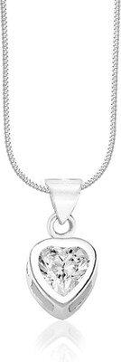 25% OFF on Taraash Solitare Sterling Silver Plated Cubic Zirconia Sterling Silver Pendant 25% OFF on Taraash Solitare Sterling Silver Plated Cubic Zirconia Sterling Silver Pendant