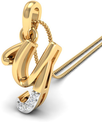 WearYourShine by PCJ The Initial Y Diamond 18K Diamond Gold Pendant