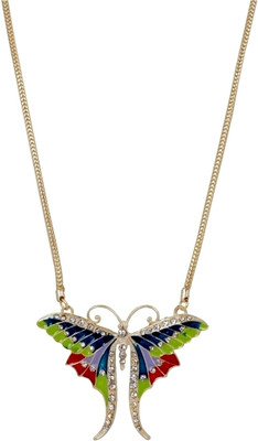 40% OFF on Crunchy Fashion Sparkling Butterfly Alloy Pendant
