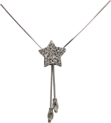 72% OFF on Jewelz Silver Stone Metal Pendant