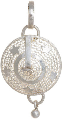 Exotic India Filigree Stars Sterling Silver Pendant