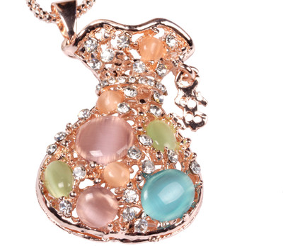 12% OFF on Takspin Style Diva 14K Rose Gold Plated Alloy Pendant