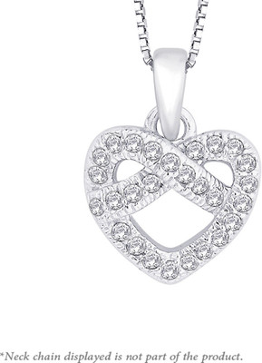 31% OFF on Peora Rhodium Plated Silver Pendant
