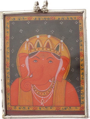 Exotic India Lord Ganesha Sterling Silver Pendant