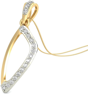WearYourShine by PCJ The Emeka Diamond 18K Diamond Yellow Gold Pendant