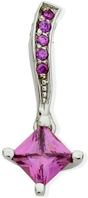 33% OFF on Exxotic Jewelz Diva Look Rhodium Plated Silver Pendant