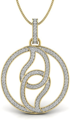 KuberBox Milaap 14K Diamond Gold Pendant