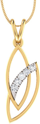 30% OFF on Bright Fashion Classic Collection 18K Yellow Gold Plated Sterling Silver Pendant