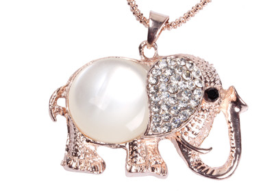 14% OFF on Takspin Style Diva 14K Rose Gold Plated Alloy Pendant