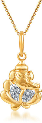 4% OFF on Karatcraftin Gajmukha 22K Yellow Gold Plated Gold Pendant 4% OFF on Karatcraftin Gajmukha 22K Yellow Gold Plated Gold Pendant