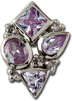 30% OFF on Exxotic Jewelz Royal Style Rhodium Plated Silver Pendant