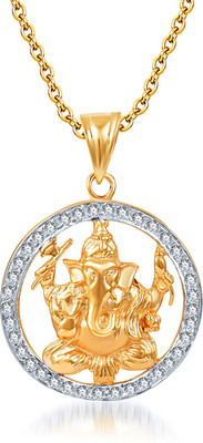 4% OFF on Karatcraftin Akhuratha 22K Yellow Gold Plated Gold Pendant 4% OFF on Karatcraftin Akhuratha 22K Yellow Gold Plated Gold Pendant
