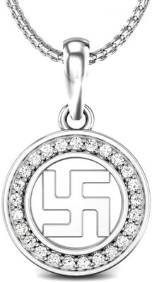 Candere Mangal 14K Diamond White Gold Pendant