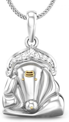 Candere Siddhivinayak 18K Diamond White Gold Pendant Candere Siddhivinayak 18K Diamond White Gold Pendant