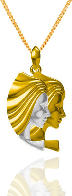 54% OFF on Exxotic Jewelz Rhodium, Yellow Gold Plated Silver Pendant 54% OFF on Exxotic Jewelz Rhodium, Yellow Gold Plated Silver Pendant