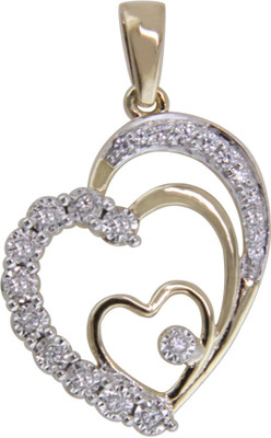 Vivre Jewels Fancy Design 18K Yellow Gold Plated Silver Pendant