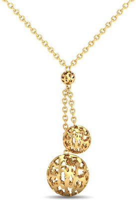 20% OFF on Aurobliss.com Embellished Orb 18K Cubic Zirconia Yellow Gold Pendant