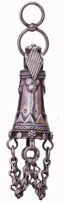 Exotic India Inverted Bucket Sterling Silver Pendant