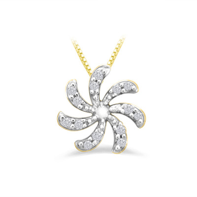 32% OFF on Sparkles 18K Diamond Gold Pendant