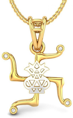 20% OFF on Candere Vaisakhi 14K Diamond Yellow Gold Pendant