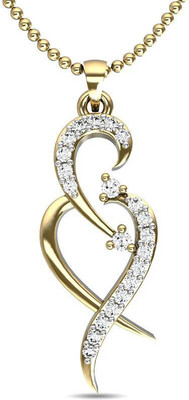JewelsForum Passionate Heart 14K Diamond Gold Pendant JewelsForum Passionate Heart 14K Diamond Gold Pendant