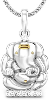 Candere Mahaganpati 18K Diamond White Gold Pendant Candere Mahaganpati 18K Diamond White Gold Pendant