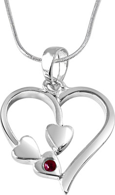 29% OFF on Surat Diamonds Ruby Sterling Silver Pendant 29% OFF on Surat Diamonds Ruby Sterling Silver Pendant