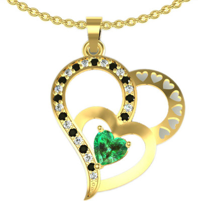 71% OFF on Suvarnadeep Rossy Yellow Gold Plated Sterling Silver Pendant