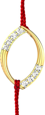 20% OFF on Candere Banksia Diamond Rhodium Plated 14K Yellow Gold Pendant