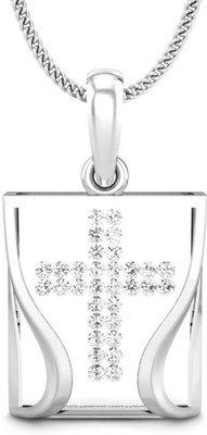 19% OFF on Candere Soul Cross 18K Diamond White Gold Pendant