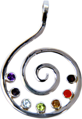 10% OFF on Blossoming Chakras Kundalini Spiral Sterling Silver Plated Silver Pendant 10% OFF on Blossoming Chakras Kundalini Spiral Sterling Silver Plated Silver Pendant