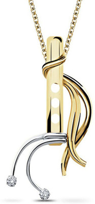 40% OFF on Jacknjewel Hallmark Certified 14K Yellow Gold Plated 14K Diamond Gold Pendant