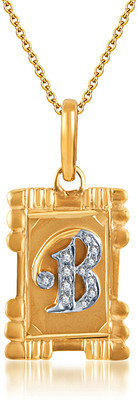 1% OFF on Karatcraftin Baacen 22K Yellow Gold, Rhodium Plated Gold Pendant